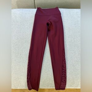 Offline by Aerie Maroon Active Leggings